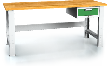 Pracovní stůl alcera UNI - deska - noha - noha - závěsný kontejner 700 - 1055 x 2000 x 700